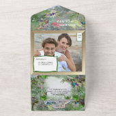 Het Victoriaans Greenhouse All In One Uitnodiging (Buitenkant)