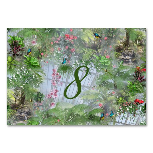 Het Victoriaans Greenhouse Kaart (Voorkant)