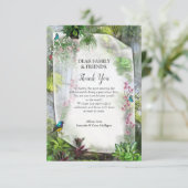 Het Victoriaans Greenhouse RSVP Kaartje (Staand voorkant)