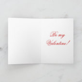 Het Victoriaans Kant van het Hart Feestdagen Kaart (Binnen)