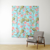 Het Victoriaans Patroon van de Rozen van de zomer Wandkleed (In situ)