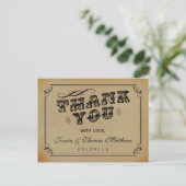 Het Victoriaans Steampunk Wedding Collectie Briefkaart (Staand voorkant)