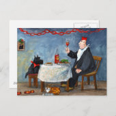 Het vieren Kerstmis Feestdagenkaart (Voorkant / Achterkant)