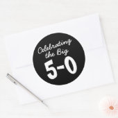 Het vieren van de Big 50th Birthday Stickers (Envelop)