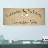 Het vieren van de Bride om Shower/Partij te zijn Spandoek (Beurs)