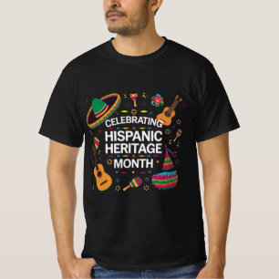 Het vieren van de Hispanic Heritage Month - Kleurr T-shirt