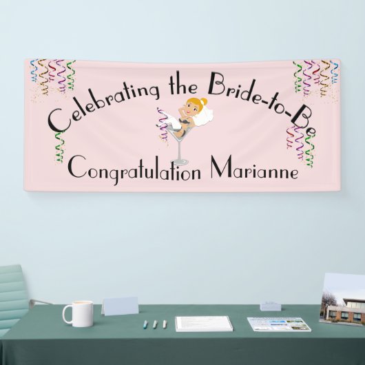 Het vieren van de kersverse bruid Shower / Feest Spandoek (Beurs)