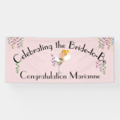 Het vieren van de kersverse bruid Shower / Feest Spandoek (Horizontaal)