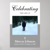 Het vieren van het leven 24x36 Funeral Poster (Voorkant)