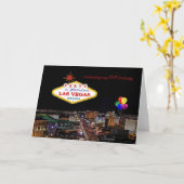 Het vieren van mijn 21ste Kaart van Las Vegas van (Gele Bloem)