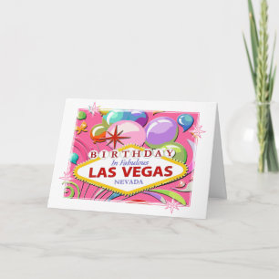 het vieren van mijn 21ste Kaart van Las Vegas van