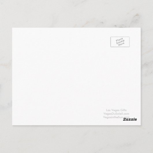 Het vieren van mijn 21ste Las Vegas Birthday Brief Briefkaart (Achterkant)
