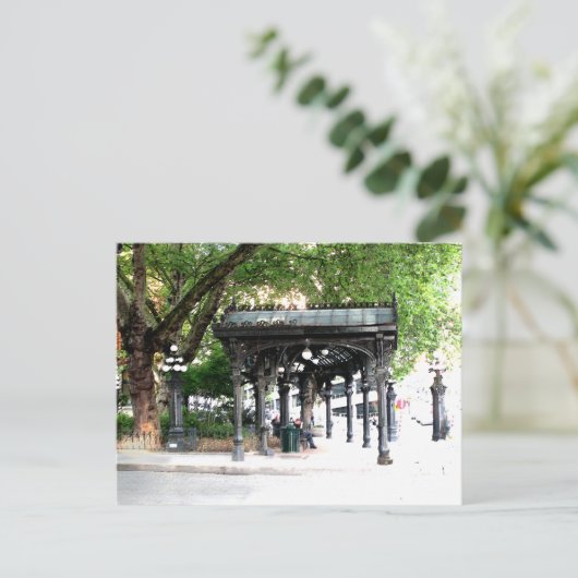 HET VIERKANT VAN DE PIONIER BRIEFKAART (Staand voorkant)