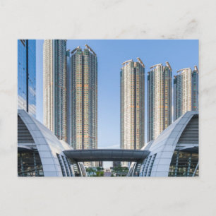 Het Vierkant van de Unie van de Post van Kowloon, Briefkaart