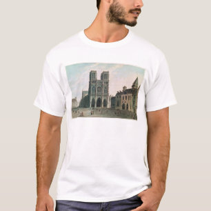 Het vierkant voor Notre-Dame T-shirt
