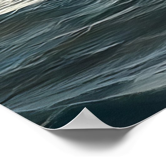 Het Viking Long schip Poster (Hoek)