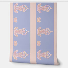 Het vinden van Nirvana Wallpaper Border Winter Blu Behang