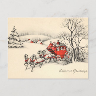 Het vintage Briefkaart van het Platteland