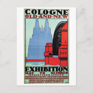 Het vintage Briefkaart van het Poster van de