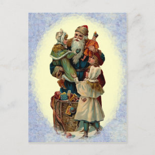 Het vintage Briefkaart van Kerstman