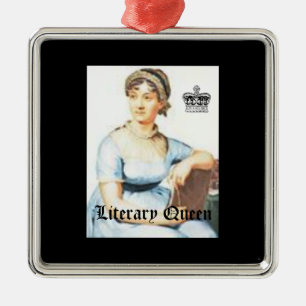 Het vintage Ornament van Kerstmis van Jane Austen