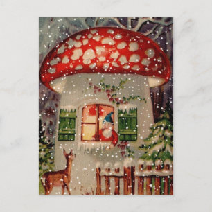 Het vintage Retro Briefkaart van Kerstmis