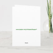Het vintage St. Patricks Geluk van de Dag van de Kaart (Achterkant)