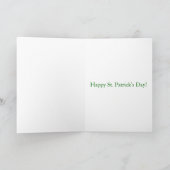Het vintage St. Patricks Geluk van de Dag van de Kaart (Binnen)
