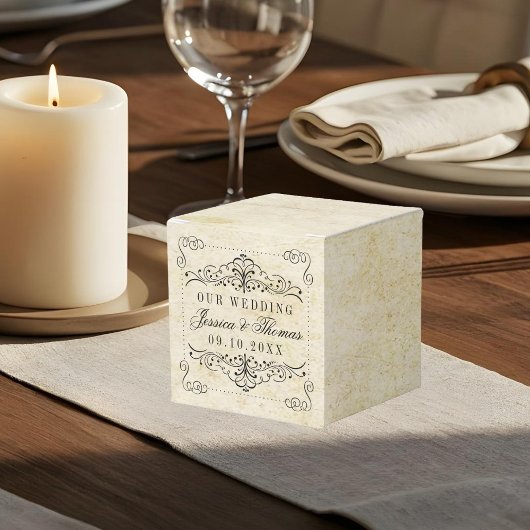 Het  Vintage Wedding Collectie Bedankdoosjes