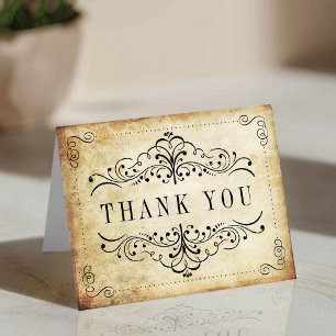 Het  Vintage Wedding Collectie Bedankkaart