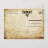 Het Vintage Wedding Collectie Briefkaart (Achterkant)