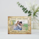 Het Vintage Wedding Collectie Briefkaart (Staand voorkant)