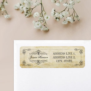 Het Vintage Wedding Collectie Etiket