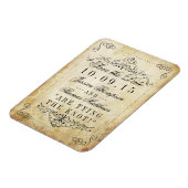 Het  Vintage Wedding Collectie Magneet (Linkerzijde)