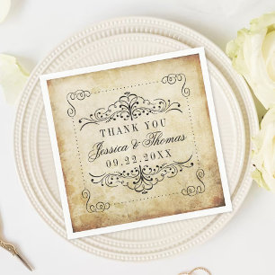 Het Vintage Wedding Collectie Servetten
