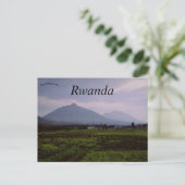 Het Virunga-gebergte in Rwanda Briefkaart (Staand voorkant)