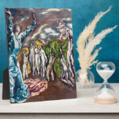 Het visioen van Sint-Jan | El Greco | Fotoplaat (Zijkant)