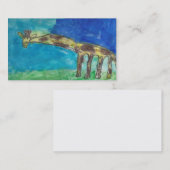 Het Visitekaartje Shy Giraffe (Voorkant / Achterkant)