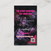 Het Visitekaartje Trend Cosmetics instellen (Achterkant)