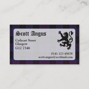Het Visitekaartje van Angus Tartan