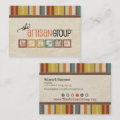 Het Visitekaartje van de Artisangroep (Voorkant / Achterkant)