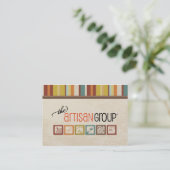 Het Visitekaartje van de Artisangroep (Staand voorkant)