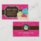 Het Visitekaartje van de Bakkerij van Cupcake (Voorkant / Achterkant)