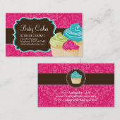 Het Visitekaartje van de Bakkerij van Cupcake (Voorkant / Achterkant)