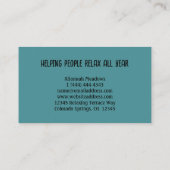 Het Visitekaartje van de Bloem van de Goud en van  (Achterkant)