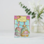 HET VISITEKAARTJE VAN DE BOUTIQUE VAN DE OPSCHIK & (Staand voorkant)