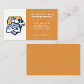 Het Visitekaartje van de Dienst van het Bedrijf va (Voorkant / Achterkant)