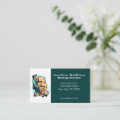 Het Visitekaartje van de Dienst van het Bedrijf va (Staand voorkant)