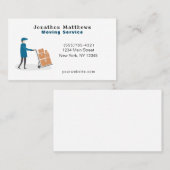 Het Visitekaartje van de Dienst van het Bedrijf va (Voorkant / Achterkant)