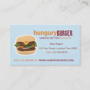 Het Visitekaartje van de hamburger